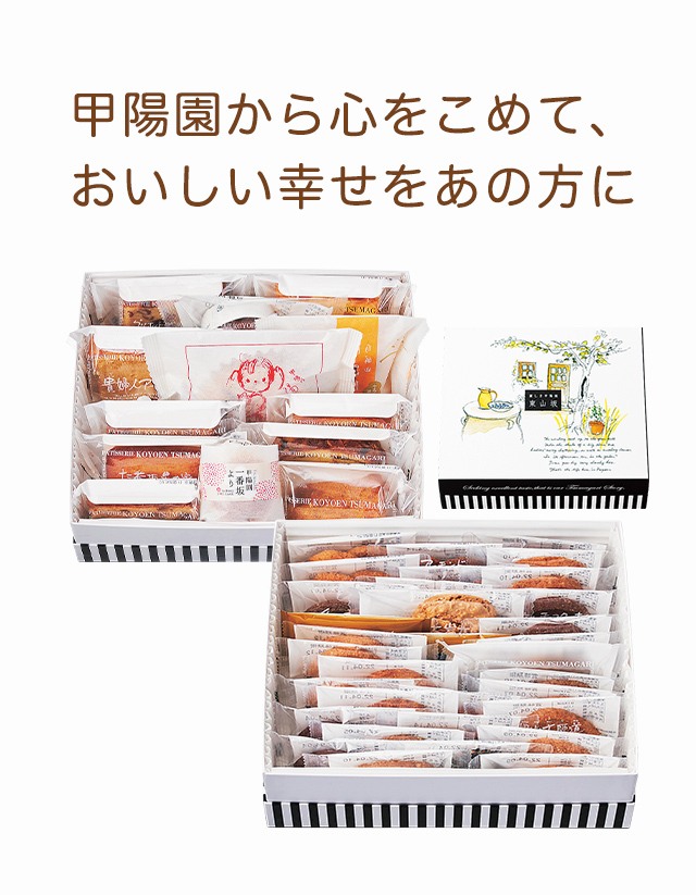 クッキー・焼き菓子詰め合わせギフト「東山坂 二段」：ケーキハウス